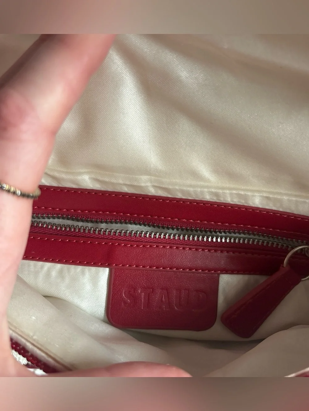 STAUD We Win Tommy Beaded Bag